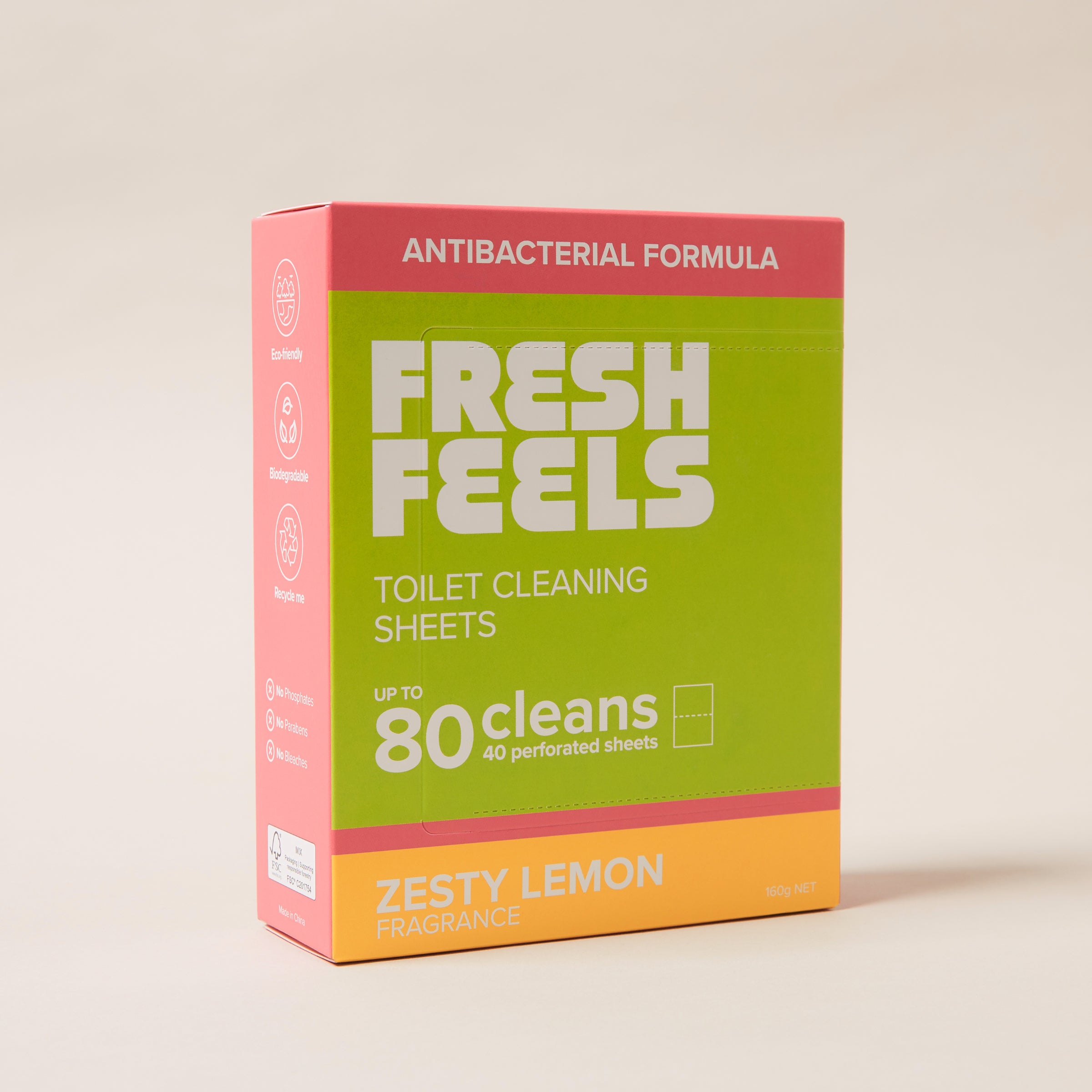 Zesty Lemon Toilet Cleaning Sheets