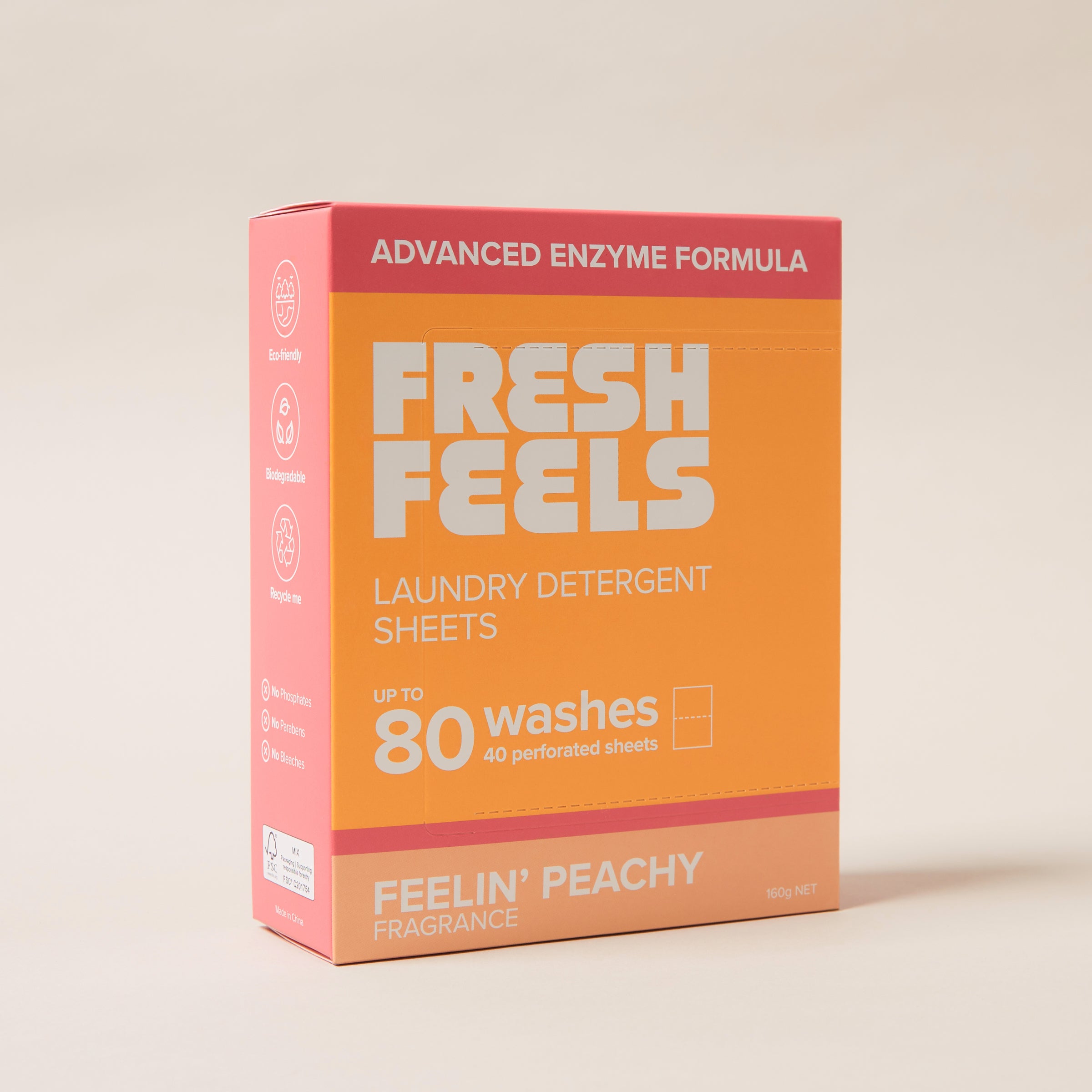 Feelin' Peachy Laundry Detergent Sheets