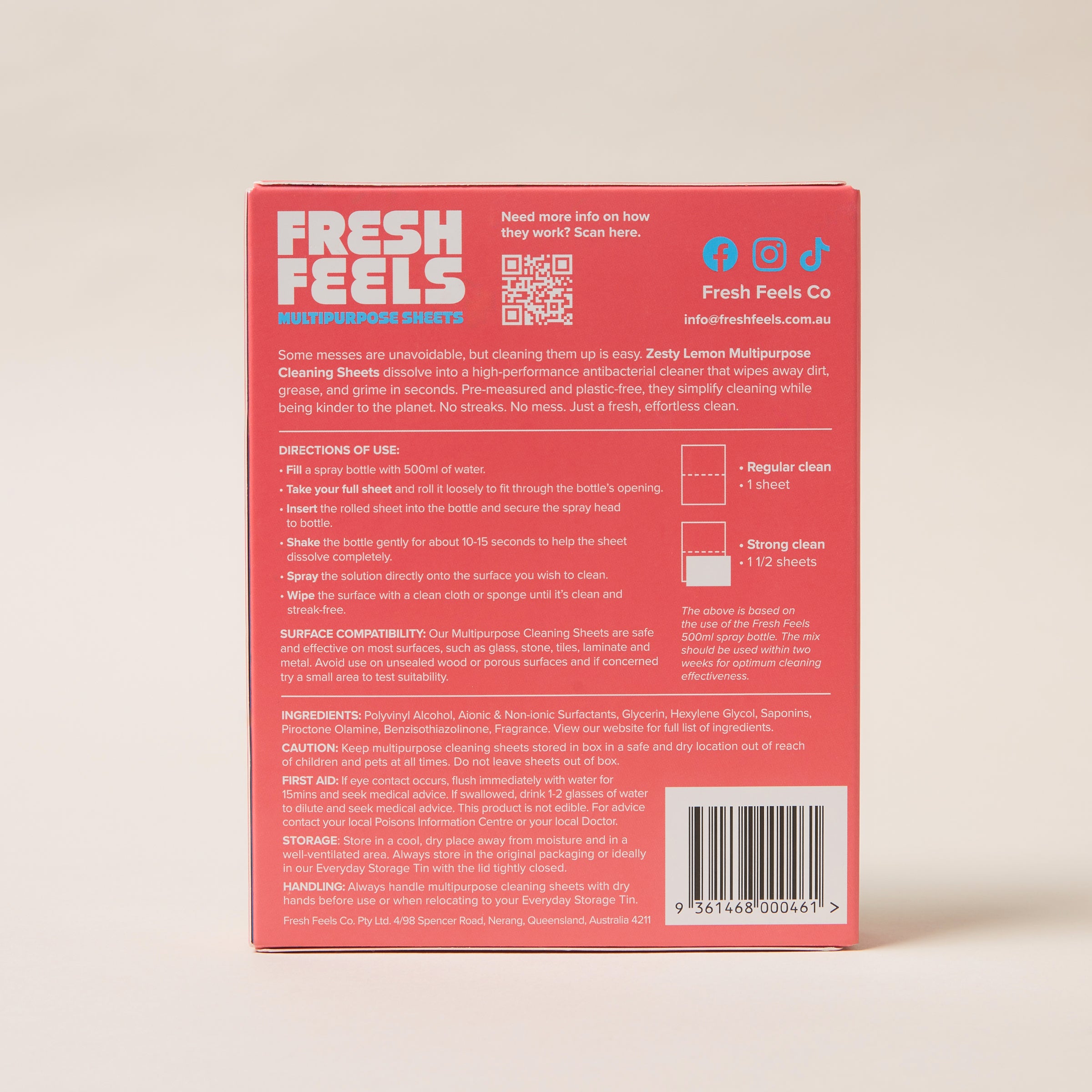 Zesty Lemon Multipurpose Cleaning Sheets