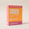 Fresh Feels Summer Burst Laundry Detergent Sheets, plastic-free box with citrus and floral scent for up to 80 washes