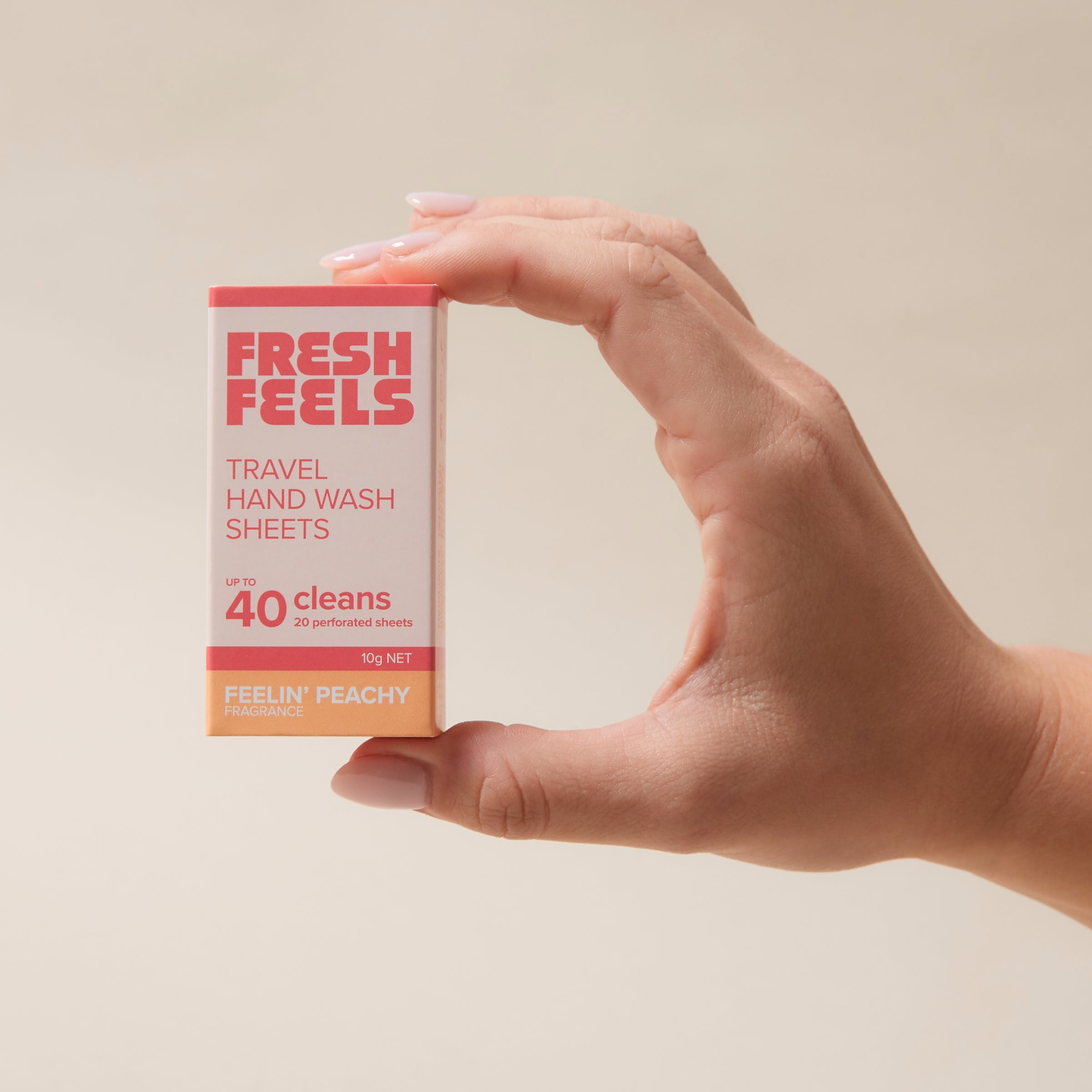 Feelin' Peachy Travel Hand Wash Sheets