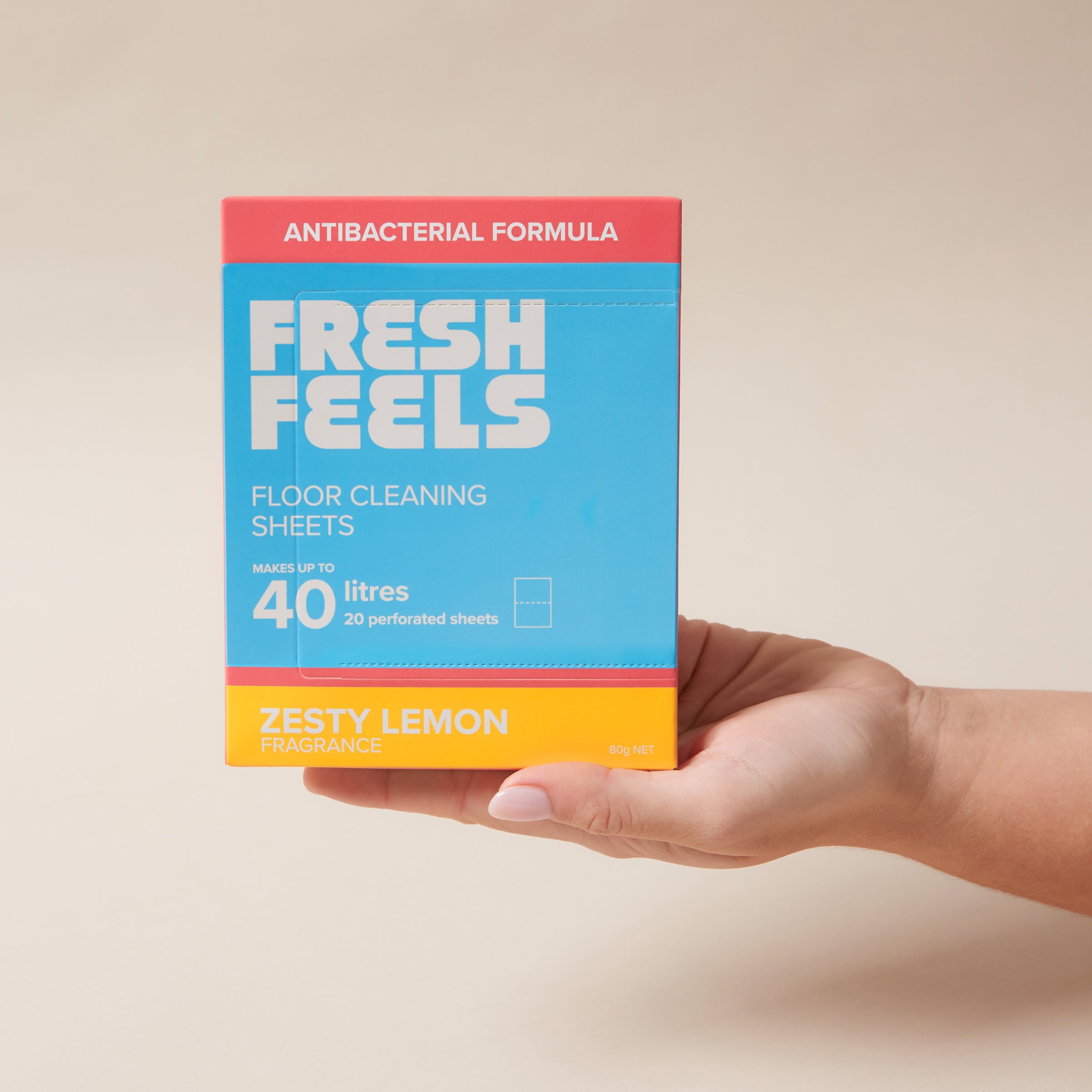 Zesty Lemon Floor Cleaning Sheets