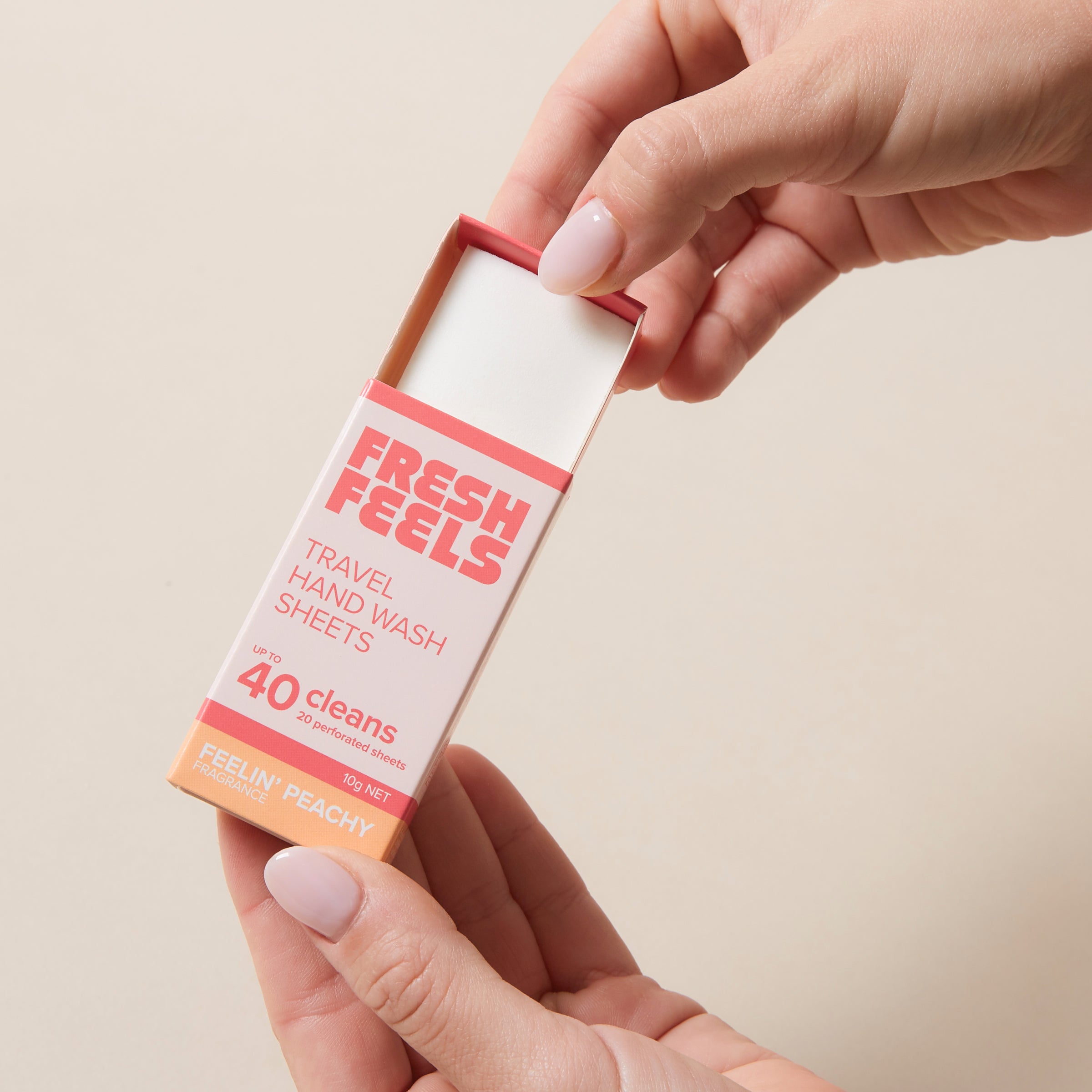 Feelin' Peachy Travel Hand Wash Sheets